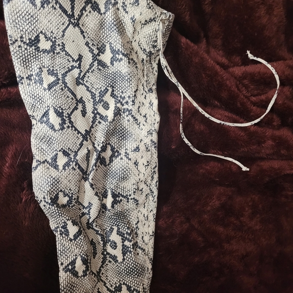 SnakeSkin OTK Boots - Picture 8 of 8